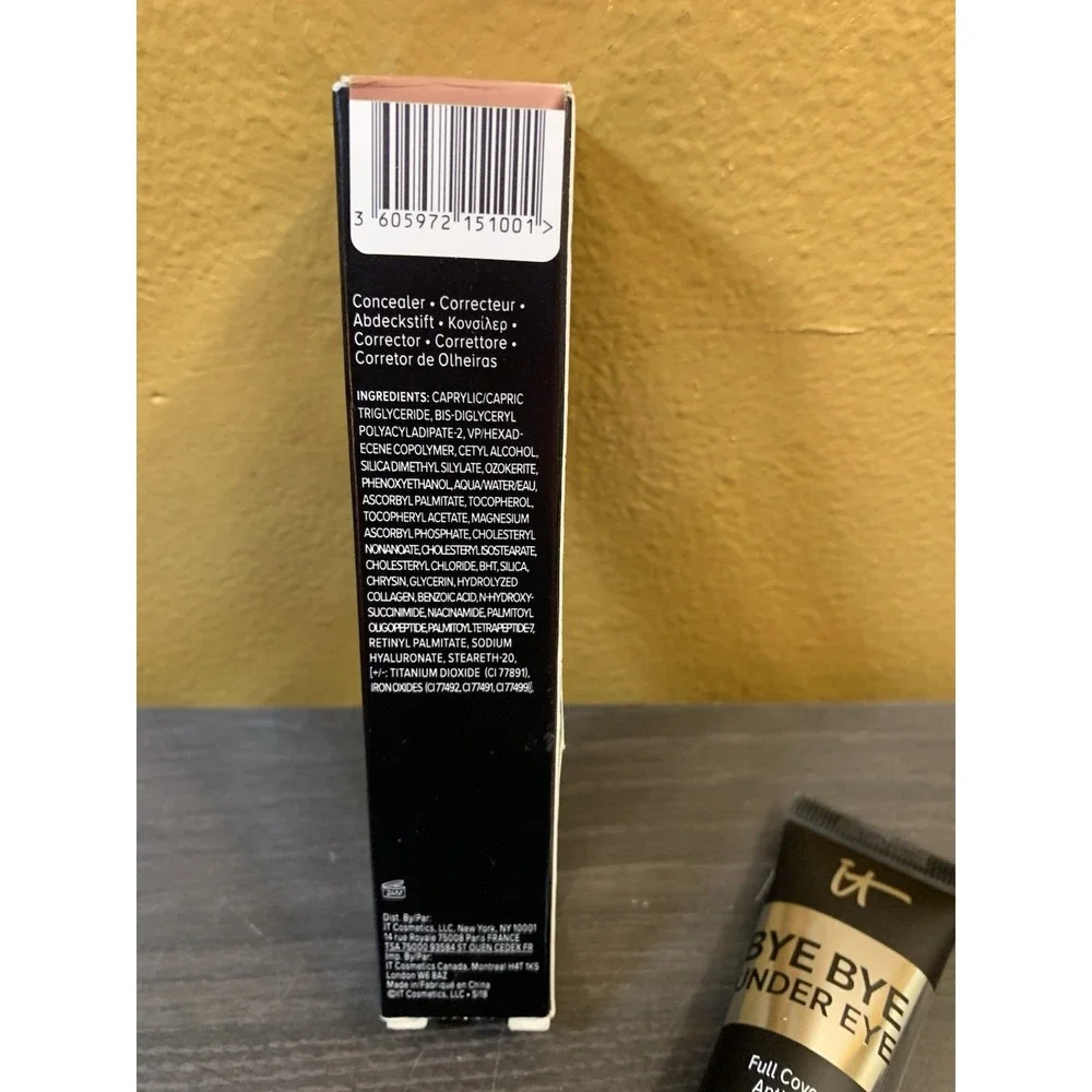 IT COSMETICS BYE BYE UNDER EYE FULL COVERAGE CONCEALER WARM‎ DEEP 1 OZ/30 ML
